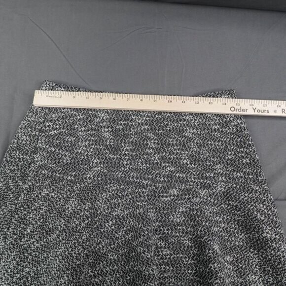 LOFT Womens Skirt 8 Petite Black Textured Mini Everyday Office Career Day Y2K - Picture 6 of 10